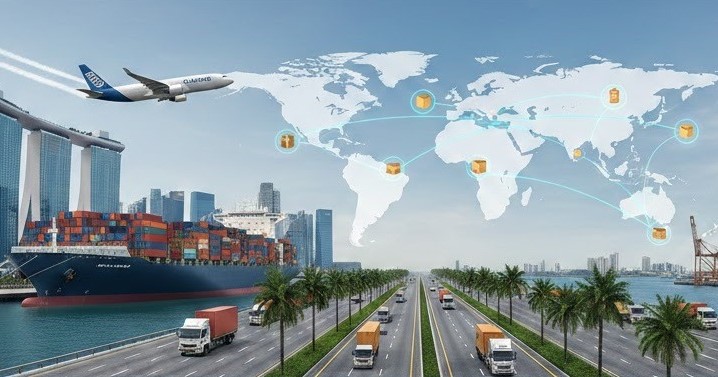 Door-to-Door Courier from Singapore to India